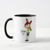 Tasse de figure de bâton de baseball (Gauche)