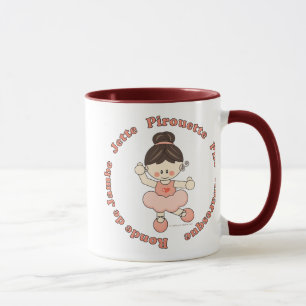 Tasse de fille de ballerine