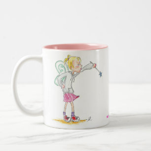 Tasse de fille de féerie