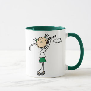 Tasse de fille de golf