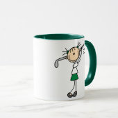 Tasse de fille de golf (Devant droit)