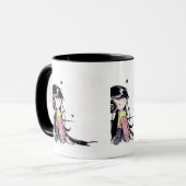tasse de fille de musique (Devant gauche)