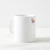 tasse de fille de porcelaine (Devant gauche)