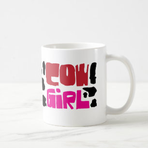 Tasse de fille de vache