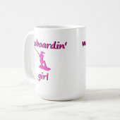 Tasse de fille de Wakeboardin (Devant gauche)
