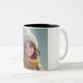 tasse de fille d'hiver (Devant droit)