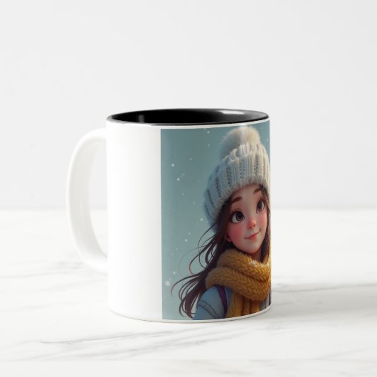 tasse de fille d'hiver (Devant gauche)