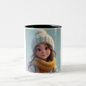 tasse de fille d'hiver (Centre)
