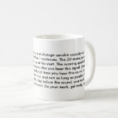 Tasse de FitnessGram (Devant droit)