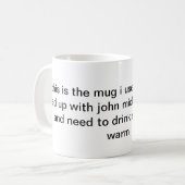 tasse de fiumara de John Michael (Devant gauche)