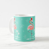 Tasse de Flamant rose de Noël (Devant gauche)