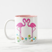 Tasse de Flamant rose d'été (Gauche)