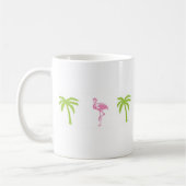 Tasse de Flamant rose et de palmier (Gauche)