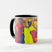 tasse de flamenco - customisée - coutume… - (Devant gauche)