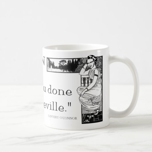 Tasse de Flannery O'Connor "quand à Rome" (Droite)