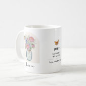 Tasse de fleur de naissance de juillet (Devant gauche)