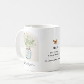 Tasse de fleur de naissance de mai (Devant gauche)