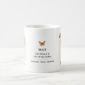 Tasse de fleur de naissance de mai (Centre)