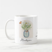 Tasse de fleur de naissance de mai (Gauche)