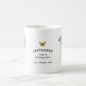 Tasse de fleur de naissance de septembre (Centre)