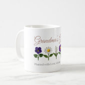 Tasse de fleur de naissance de style crochet du ja (Devant gauche)