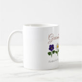 Tasse de fleur de naissance de style crochet du ja (Gauche)