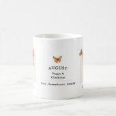 Tasse de fleur de naissance du mois d'août (Centre)