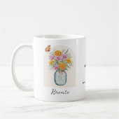 Tasse de fleur de naissance du mois d'octobre (Gauche)