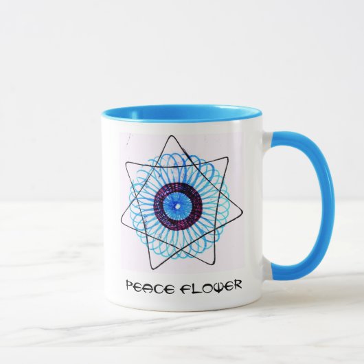 Tasse de fleur de paix (Droite)