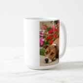 Tasse de fleur de pitbull (Devant droit)