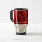 Tasse de fleur de rose rouge (Devant gauche)