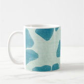 Tasse de fleur de turquoise (Gauche)