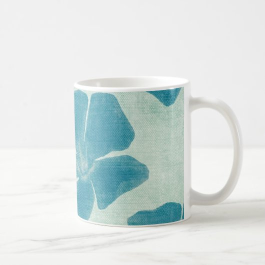 Tasse de fleur de turquoise (Droite)