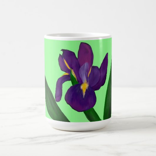 Tasse de fleur d'iris (Centre)