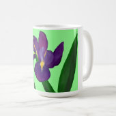 Tasse de fleur d'iris (Devant droit)