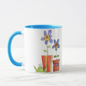 Tasse de fleur et de grenouille (Gauche)