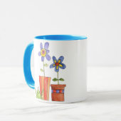 Tasse de fleur et de grenouille (Devant gauche)