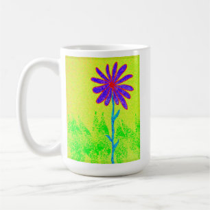 Tasse de fleur sauvage