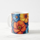 tasse de fleurs (Devant gauche)