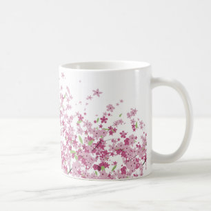Tasse de fleurs de cerisier