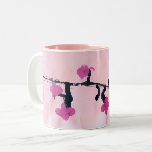 Tasse de fleurs de cerisier (Devant gauche)