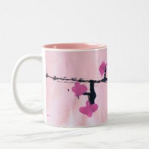 Tasse de fleurs de cerisier