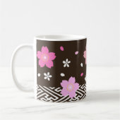 Tasse de fleurs de cerisier (Gauche)