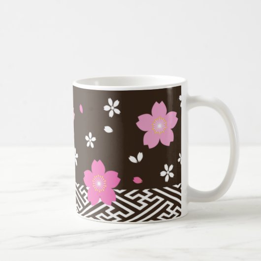 Tasse de fleurs de cerisier (Droite)