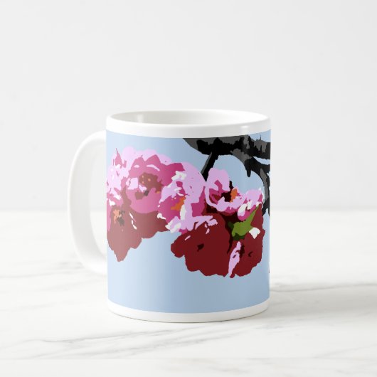 Tasse de fleurs de cerisier (Devant gauche)