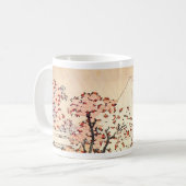 Tasse de fleurs de cerisier de Hokusai le mont (Devant gauche)