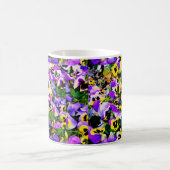 tasse de fleurs de pansy multicolore (Centre)