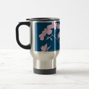 Tasse de fleurs en bois de chien de cornouiller
