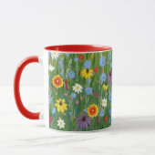 Tasse de fleurs sauvages avec fleurs de couverture (Gauche)