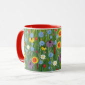Tasse de fleurs sauvages avec fleurs de couverture (Devant gauche)